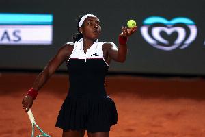 WTA世界前十本賽季三盤勝率前三名：高芙：6勝1負（85.7%）領跑