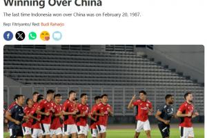 劍拔弩張！印尼媒體：是時候結束對中國超30年不勝紀錄！