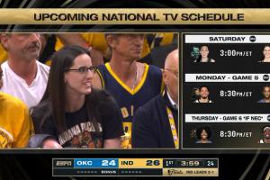 幸運(yùn)女神來(lái)了！克拉克帶著“8勝0負(fù)”的幸運(yùn)Buff又來(lái)觀戰(zhàn)啦！