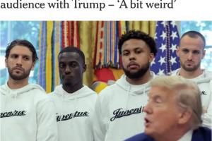 維阿：去白宮感覺有點奇怪，特朗普聊伊朗局勢時我只想專心踢球