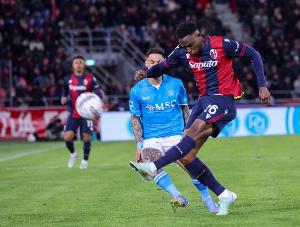 GMS：熱刺有意博洛尼亞后衛(wèi)盧庫米，面臨狼隊、布萊頓競爭