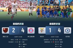 命苦的小組第1C組D組第1分別戰(zhàn)切爾西&拜仁，雙雙遭到淘汰