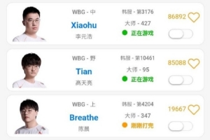 換人已完成？Crisp與WBG選手同時間開啟Rank 而Hang未回歸訓練