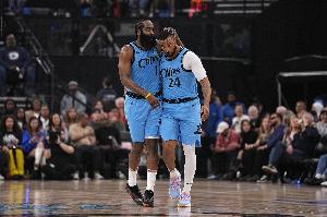 船記：哈登對鮑威爾數(shù)據(jù)有正面影響 但比爾&哈登存在球權(quán)分配問題