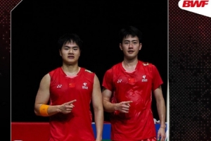 梁偉鏗/王昶2-0姜珉赫/奇東柱，晉級中國羽毛球公開賽男雙四強(qiáng)