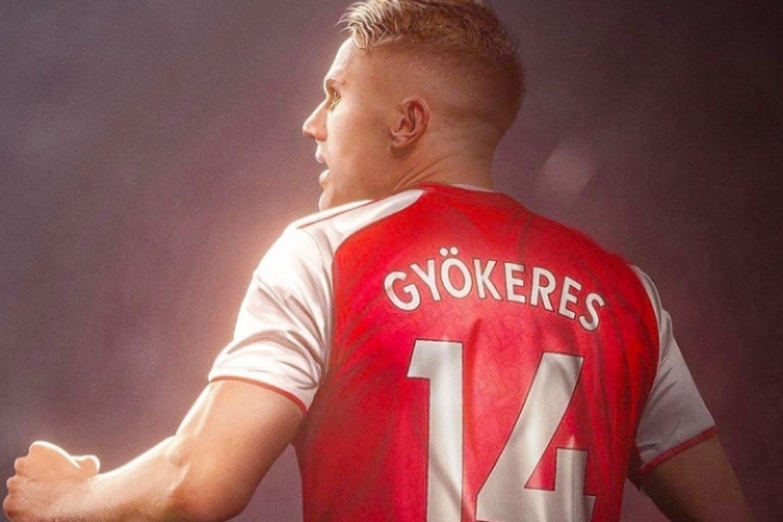 Here we go?羅馬諾：約克雷斯向阿森納確認，他將身披14號球衣