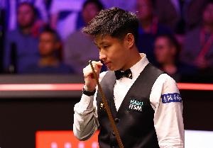 酣暢淋漓！趙心童6-2輕取韋克林，晉級(jí)上海大師賽8強(qiáng)&將戰(zhàn)丁俊暉