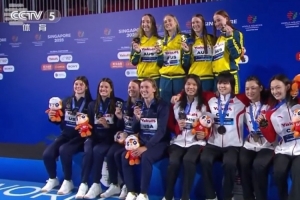 余依婷：盡管自己的接力分段是最好的，但跟國際水平比還欠缺很多