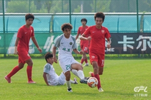 中青賽U17組：海港U17隊2-1浙江U17隊，6勝1平排名南區(qū)第一