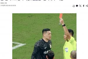 韓媒關(guān)注王大雷染紅：曾被孫興慜擁抱的中國門將，因犯規(guī)引發(fā)爭議