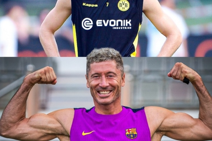 自律！外媒曬萊萬22歲&36歲身材對比：瘦弱小伙→魔鬼筋肉人