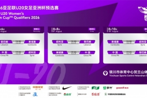 U-20國家女子足球隊將于8月6日至8月11日參加U20女足亞洲杯預(yù)選賽