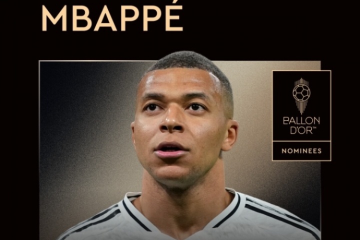 姆總何時(shí)捧杯26歲姆巴佩近8次金球提名從未缺席，但最高僅第3