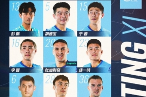 深圳新鵬城客戰(zhàn)河南俱樂(lè)部酒祖杜康首發(fā)陣容出爐！