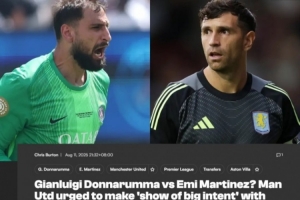 布朗：曼聯(lián)能簽多納魯馬就太棒了，他比大馬丁年輕&門線技術(shù)很強(qiáng)