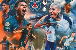 熱刺社媒發(fā)布?xì)W洲超級(jí)杯海報(bào)：杜埃VS理查利森，登貝萊、K77在列