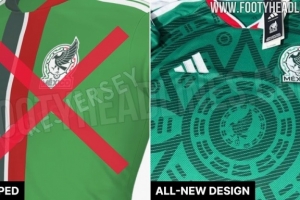 喜歡“花哨”抵制“簡(jiǎn)約”，阿迪達(dá)斯重新為墨西哥隊(duì)設(shè)計(jì)主場(chǎng)球衣