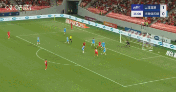 半場(chǎng)完成傳射！第36分鐘，維塔爾遠(yuǎn)射破門，海港2-0領(lǐng)先河南