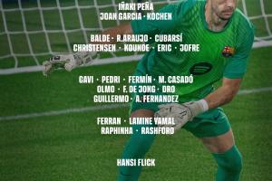 巴薩公布西甲首輪大名單：加西亞、拉什福德在列，無(wú)什琴斯尼萊萬(wàn)