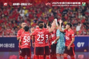 成都蓉城0-0戰(zhàn)平青島海牛，蹇韜當選本場比賽最佳球員