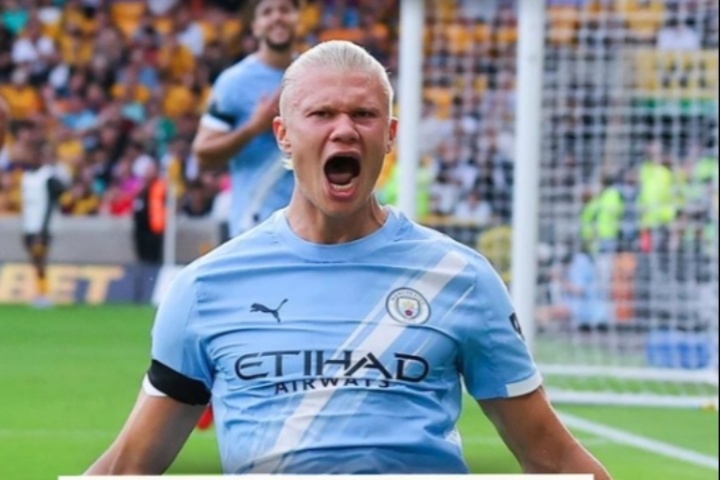 哈蘭德更新社媒慶祝英超開門紅，羅德里戈點贊