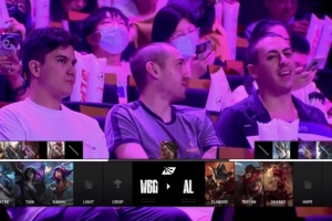 現(xiàn)場督戰(zhàn)，蕓阿娜與安蓓薩的設(shè)計(jì)師來到現(xiàn)場觀看AL對(duì)陣WBG