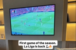 心系球隊(duì)！特獅看巴薩vs馬洛卡：新賽季首輪，西甲回歸