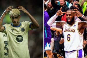 王儲→國王世體：亞馬爾模仿詹姆斯慶祝，他已準備當足壇KING