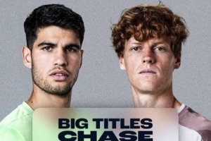 阿卡&辛納重大賽事冠軍數(shù)對(duì)比：大滿(mǎn)貫5個(gè)vs4個(gè)，大師賽8個(gè)vs4個(gè)