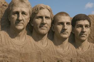 有無爭(zhēng)議？美媒列白人總統(tǒng)山：大鳥+司機(jī)+約老師+斯托克頓