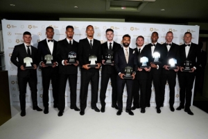 郵報：薩拉赫三次榮膺PFA年度最佳創(chuàng)歷史 羅杰斯獲最佳年輕球員