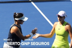 郭涵煜組合橫掃晉級(jí)蒙特雷站女雙次輪，郭涵煜開(kāi)啟女雙衛(wèi)冕之旅