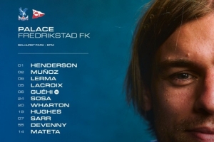 水晶宮歐協(xié)聯(lián)附加賽首發(fā)：馬特塔、沃頓、格伊出戰(zhàn)，埃澤缺席