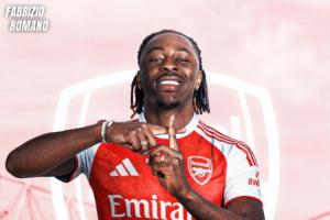 簽約在即！羅馬諾：埃澤轉(zhuǎn)會所有文件已簽署，他可被視作槍手球員