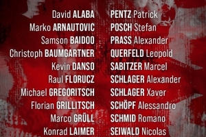 奧地利大名單：阿拉巴領(lǐng)銜，薩比策、萊默爾、阿瑙、丹索入選