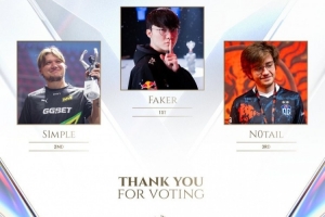 OG官方：近10年最著名的PC選手評選 大爹Notail成功入選第三名