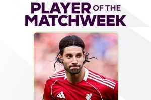 客串右后衛(wèi)絕殺槍手！官方：索博斯洛伊被票選為英超第3輪最佳