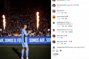 烏拉圭鎖定世界杯名額！巴爾韋德曬現(xiàn)場照：烏拉圭是我的靈魂所屬