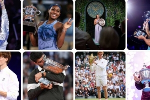 2025四大滿貫：阿爾卡拉斯和辛納分別奪得2冠，女單4人奪冠