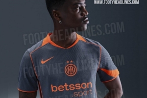 國米25-26賽季第三球衣即將發(fā)布，設(shè)計深受經(jīng)典Total 90系列啟發(fā)