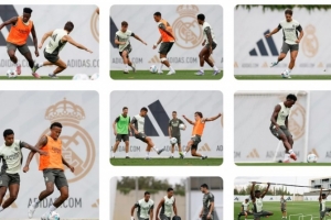 皇馬官方：卡馬文加、貝林參加部分合練，恩德里克和門(mén)迪單獨(dú)訓(xùn)練