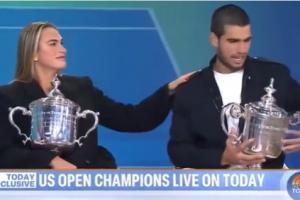 那我走？薩巴倫卡當面把阿爾卡拉斯叫成辛納，現(xiàn)場歡樂十足