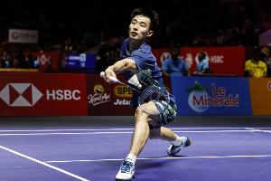 中國香港羽毛球公開賽：王正行0-2不敵周天成，止步男單首輪