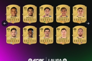 FC26官方西甲球員評分榜：姆巴佩91最高，貝林厄姆90，亞馬爾89