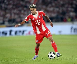 迪亞斯拜仁生涯前三場德甲均破門，為隊史第四人