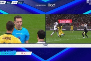 怎么又是你！阿萊格里3年前曾遭誤判被罰下，主裁也是馬爾切納羅