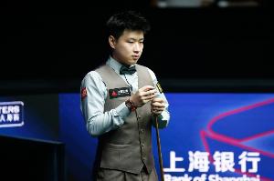 三桿破百！趙心童4-0辛格-查達，晉級斯諾克英格蘭公開賽32強