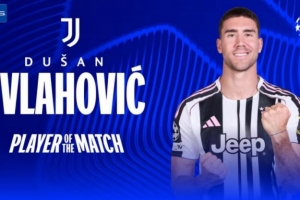 替補出場2射1傳！弗拉霍維奇當選尤文vs多特全場最佳球員