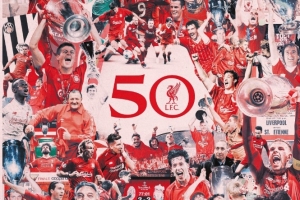 怎能不令人熱血澎湃！第50次參加歐戰(zhàn)，利物浦官方發(fā)布紀(jì)念海報(bào)