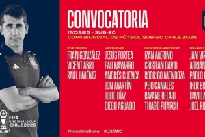 西班牙足協(xié)公布U20世界杯球員名單：皇馬五人入選，巴薩僅一人